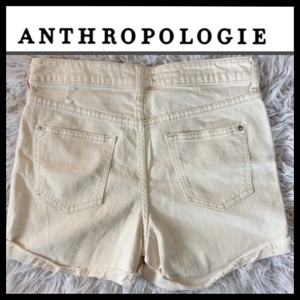 NWOT Anthro Pilcro Ultra High Rise Denim Shorts - Picture 7 of 11